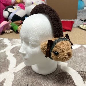 Baby The Stars Shine Bright Bear Earmuffs - Brown